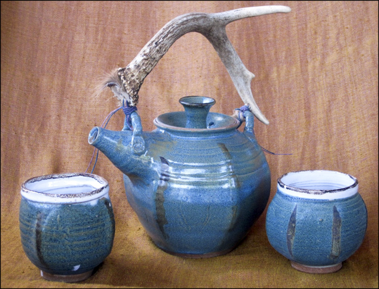 Anne Burnham: Antler Tea Set