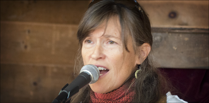 Celia Evans in concert at the Adirondack Rural Skills and Homesteading Festival (28 September 2013)