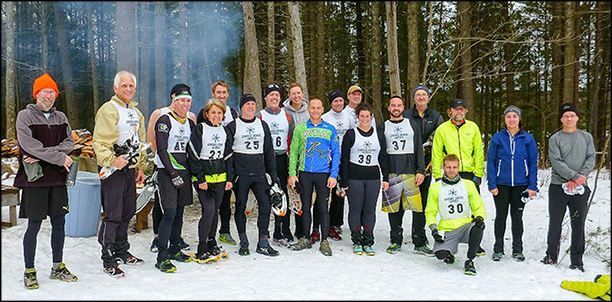 Winter Sports at the VIC:  Father Time Snowshoe Race (29 December 2013).  Photo by Eric Foster.  Used by permission.