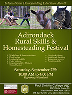 Adirondack Homesteading Festival 2014 Poster Thumb Nail Adirondack Homesteading Festival 2014 Poster Thumb Nail