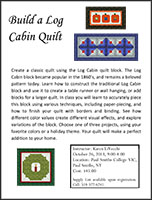 Small Quilt Workshop Flyer