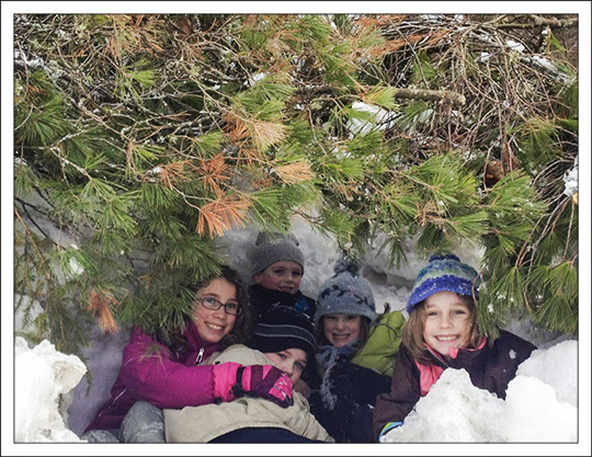 Children's Nature Programs: Learning winter survival skills.