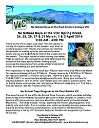 Nature Programs for Children | No School Days: Spring Break