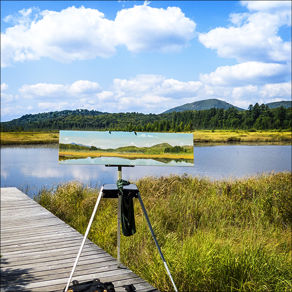 Plein Air Painting at the VIC