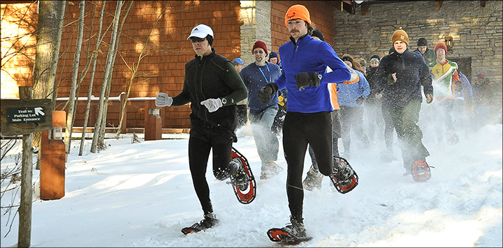 Snowshoe Racing at the Paul Smiths VIC