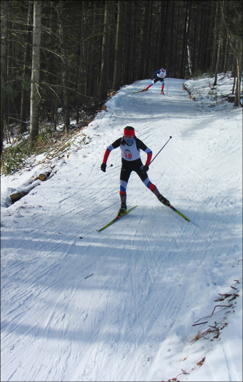 Cross County Ski Race at the Paul Smith's College VIC. Photo courtesy of Thomas and Dori Gilman.  Used by permission.