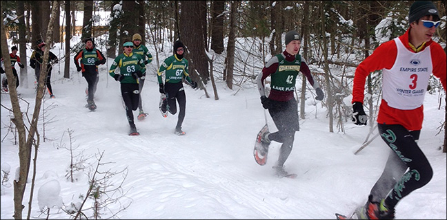 Winter Sports at the VIC: Empire State Winter Games Snowshoe Race (9 February 2014)