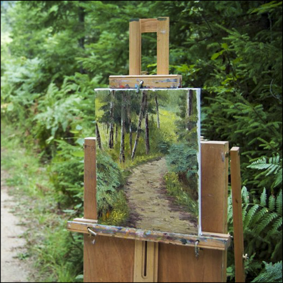 Plein Air Painting at the VIC